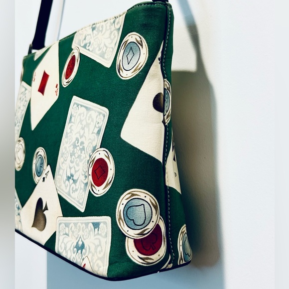 Fun Kitschy Playing Cards Poker Bridge Party Casino Purse Handbag - Picture 6 of 9